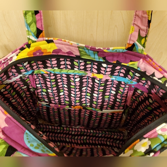Vera bradley floral large bag tote va va bloom - Picture 5 of 6